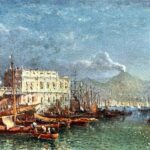 Il palazzo dell’Immacolatella  nel porto di Napoli.